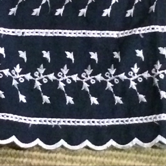 Vintage Roxy Surf Mini Eyelet Dress (M) - Picture 4 of 5